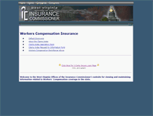 Tablet Screenshot of icomp.wvinsurance.gov